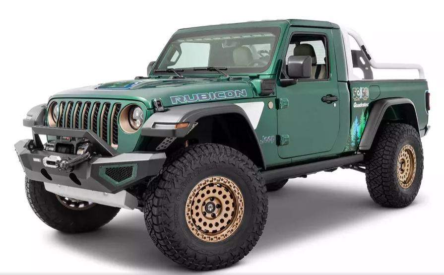 Quadratec turns Jeep Wrangler into a hybrid pickup