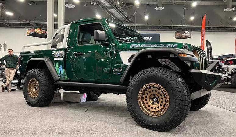 Quadratec turns Jeep Wrangler into a hybrid pickup